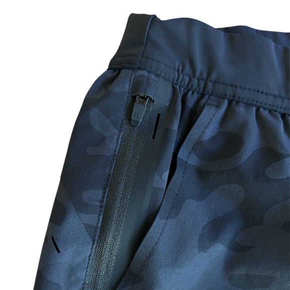 Ten Thousand Interval Shorts Mens Black Camo Unlined Drawstring 7" size S - Picture 3 of 10